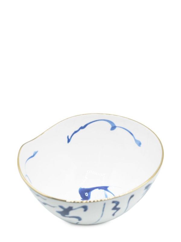 Seletti X Diesel White Koi Salad Bowl | Browns Plates & Bowls