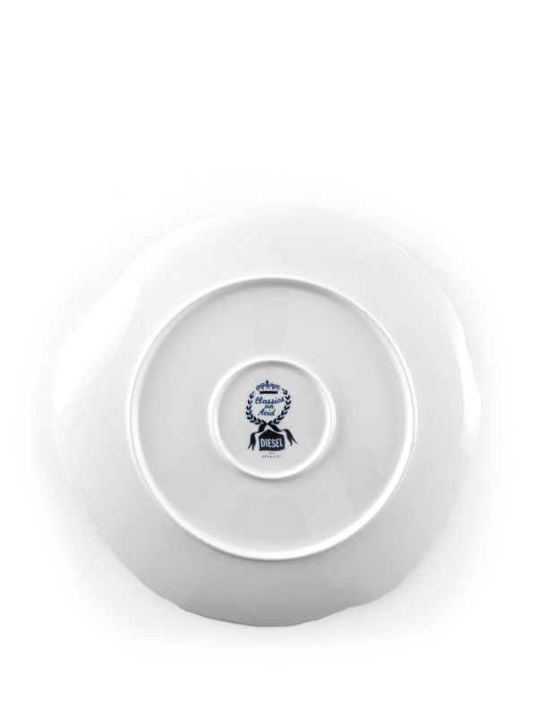 Seletti X Diesel White Living Imari Dragon Porcelain Plate | Browns Plates & Bowls