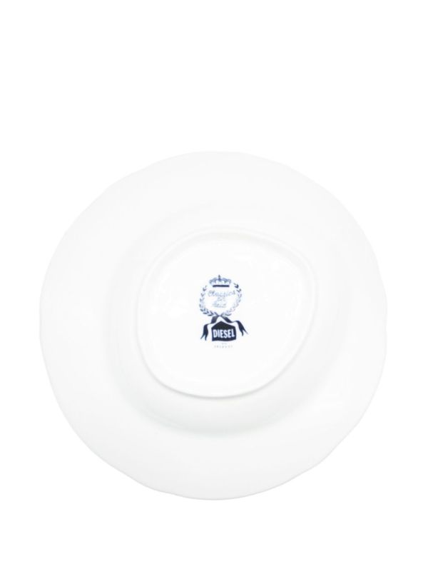 Seletti XDiesel White Living Dinner Plate | Browns Plates & Bowls