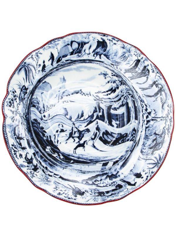 Seletti xDiesel White Living dinner plate | Browns Plates & Bowls