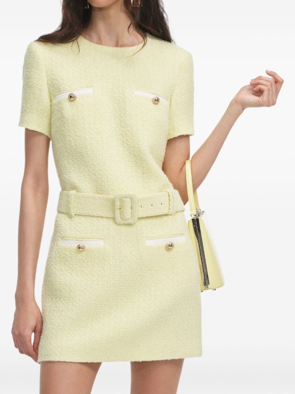 Self-Portrait Bouclé Dress | Browns Day Dresses