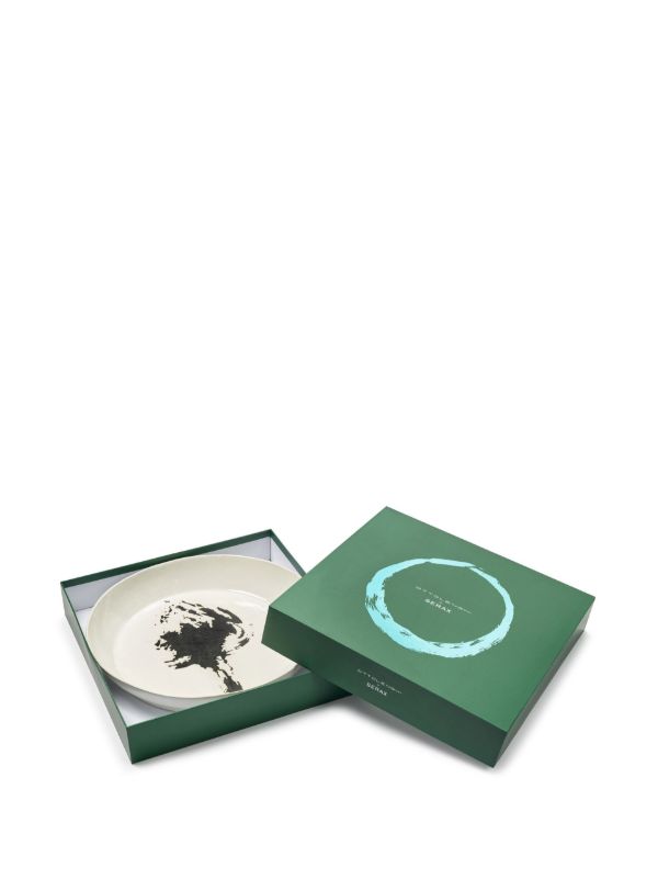 Serax White Feast Abstract Print Plate | Browns Plates & Bowls