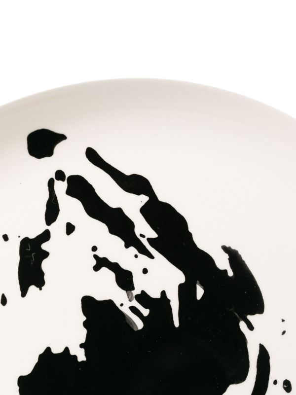 Serax White Feast Abstract Print Serving Plate | Browns Plates & Bowls