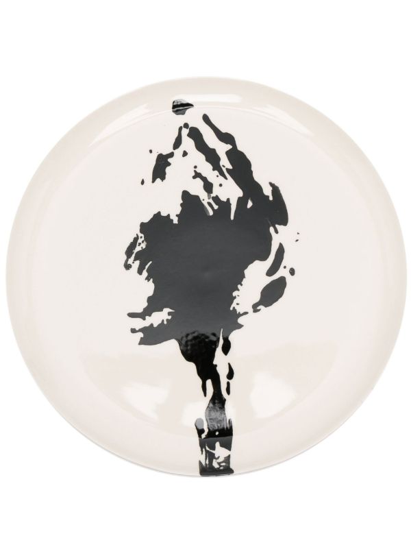 Serax white Feast abstract print serving plate | Browns Plates & Bowls