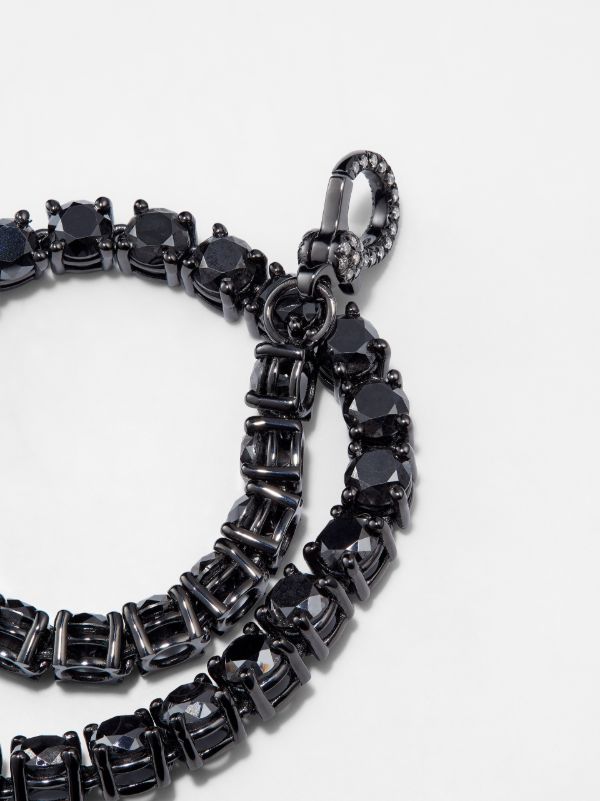 SHAY 18K Black Gold Diamond Tennis Bracelet | Browns Bracelets