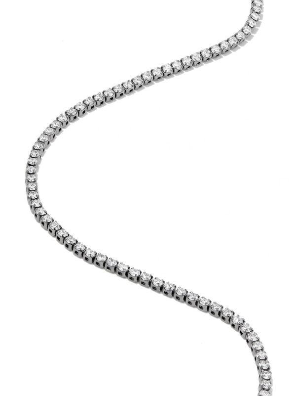 SHAY 18K Black Gold Single Line Diamond Thread Bracelet | Browns Bracelets