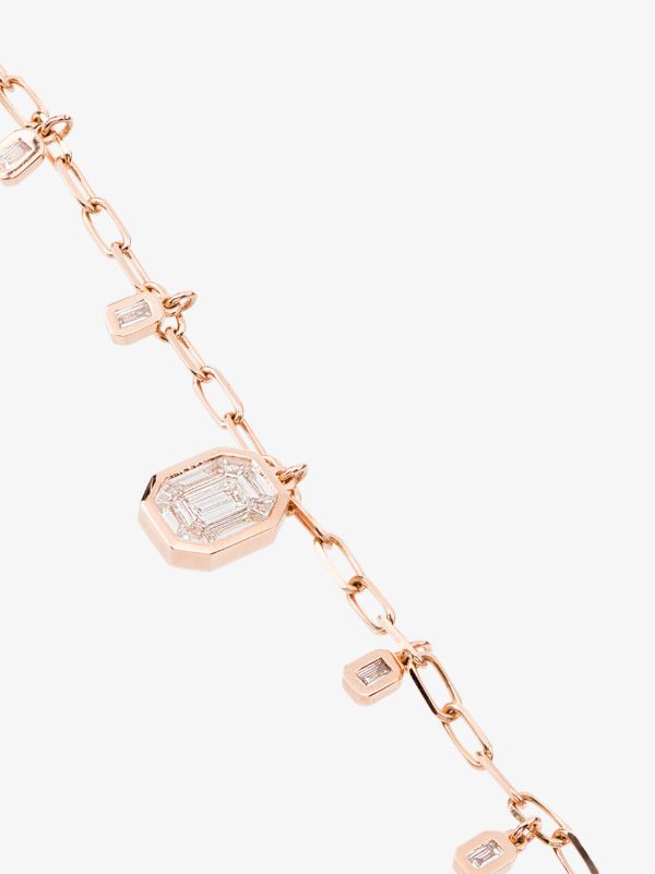 SHAY 18K Rose Gold Diamond Drop Necklace | Browns Fine Necklaces