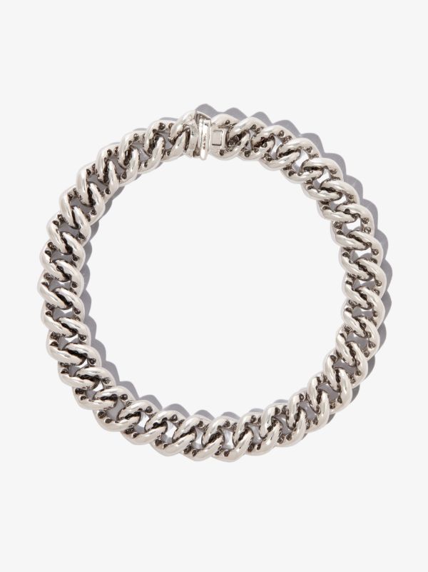 SHAY 18K White Gold 8 Inch Pavé Diamond Bracelet | Browns Fine Bracelets