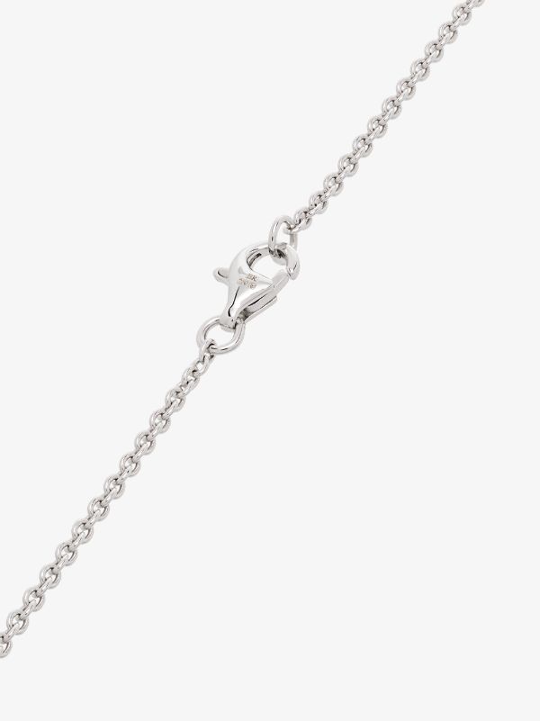 SHAY 18K White Gold Love Diamond Necklace | Browns Fine Necklaces