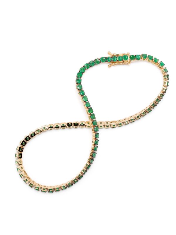 SHAY 18K Yellow Gold Emerald Bracelet | Browns Fine Bracelets