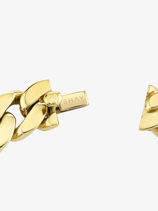 SHAY 18k Yellow Gold Flat Link Bracelet | Browns Bracelets