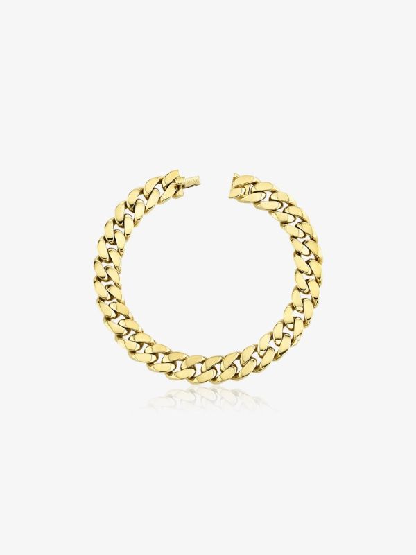 SHAY 18k yellow gold flat link bracelet | Browns Bracelets