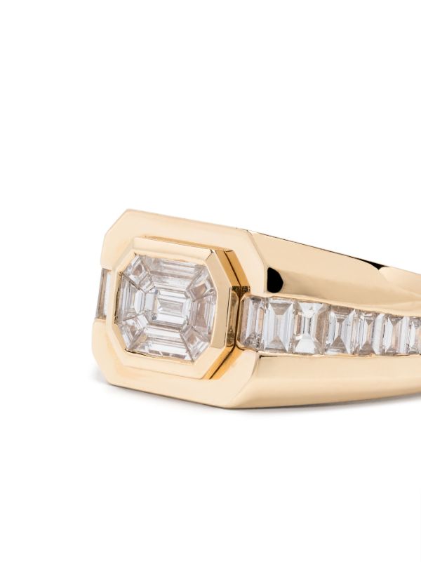 SHAY 18K Yellow Gold Illusion Diamond Ring | Browns Fine Rings