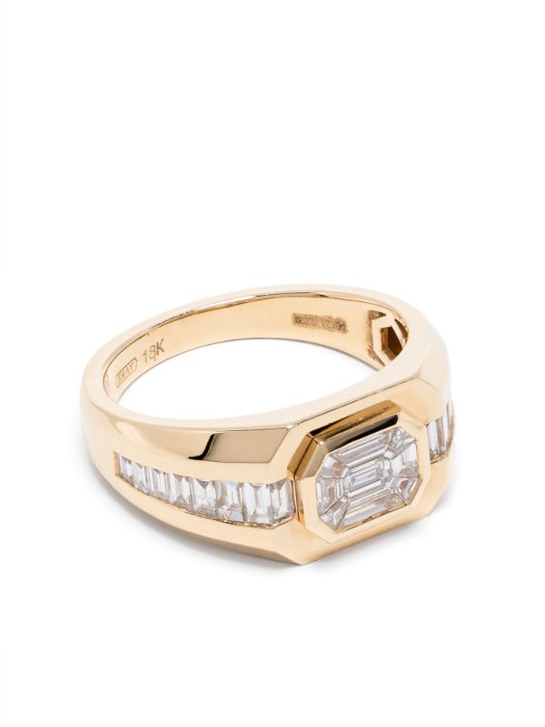 SHAY 18K Yellow Gold Illusion Diamond Ring | Browns Fine Rings