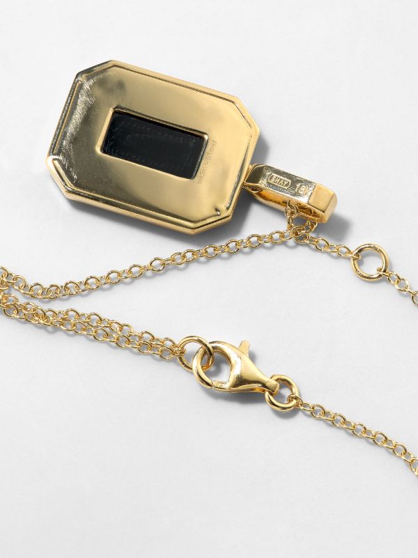 SHAY 18K Yellow Gold Onyx Diamond Necklace | Browns Necklaces