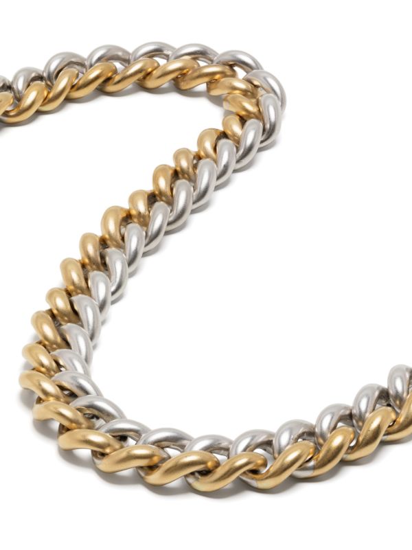 SHAY 18kt Yellow And White Gold Medium Two-tone Link Bracelet | Browns Bracelets