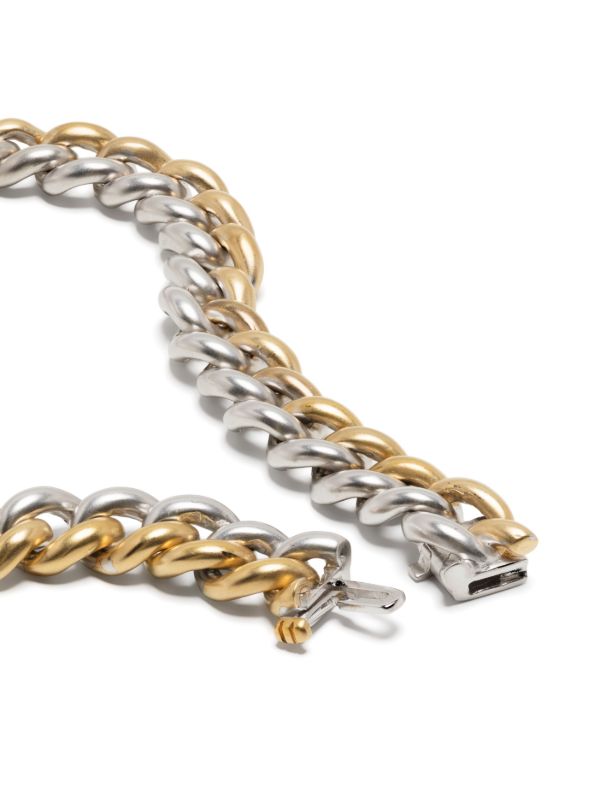SHAY 18kt Yellow And White Gold Medium Two-tone Link Bracelet | Browns Bracelets