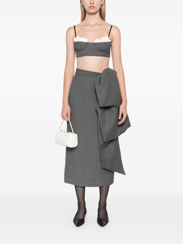 SHUSHU/TONG Balcony Bralette Top | Browns Crop Tops