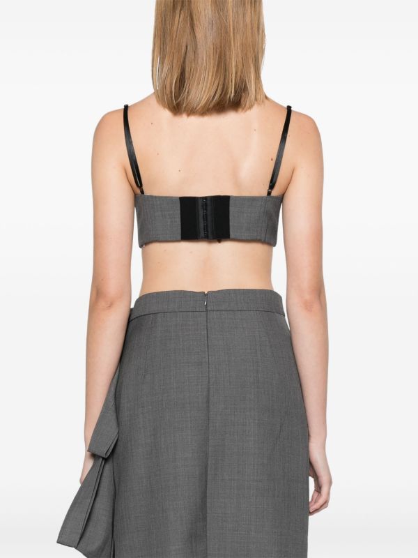 SHUSHU/TONG Balcony Bralette Top | Browns Crop Tops