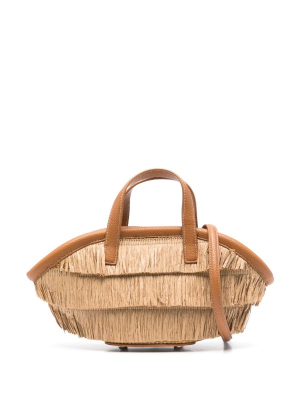 Simon Miller mini Fringe Mercado tote bag | Browns Tote Bags