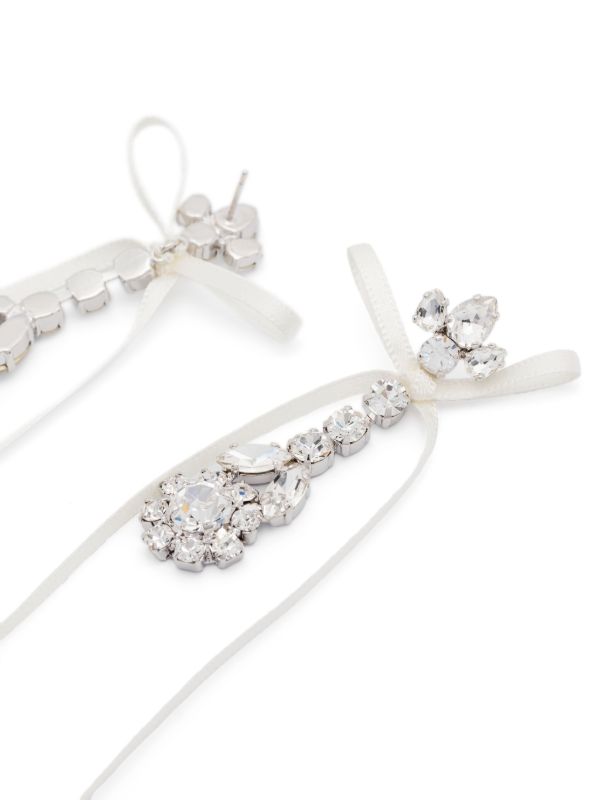 Simone Rocha Bow Ribbon Drop Earrings | Browns Earrings