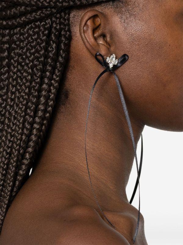 Simone Rocha Bow Ribbon Earrings | Browns Earrings
