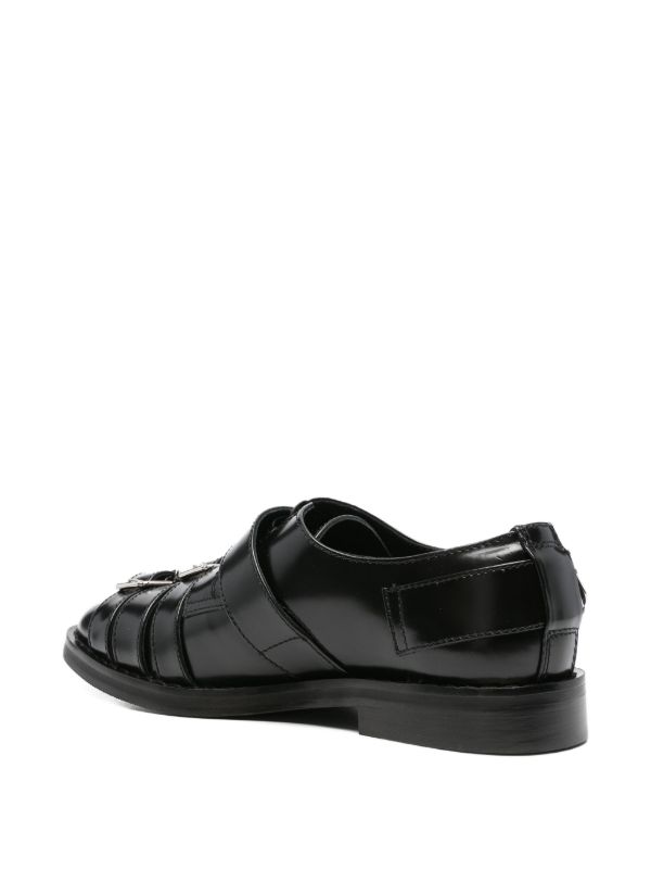 Simone Rocha Buckle-strap Leather Brogues | Browns Brogues