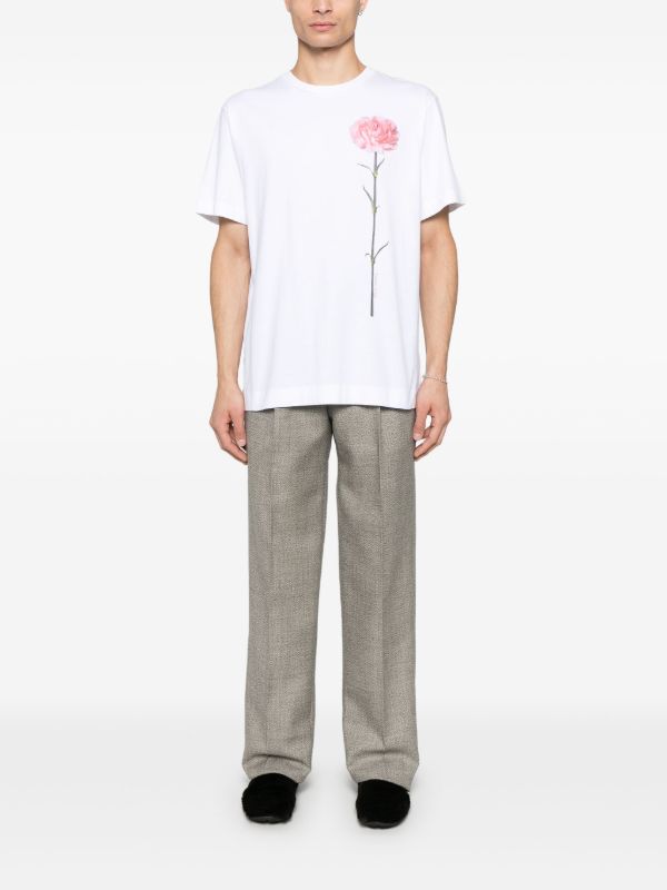 Simone Rocha Carnation-print T-shirt | Browns T-Shirts