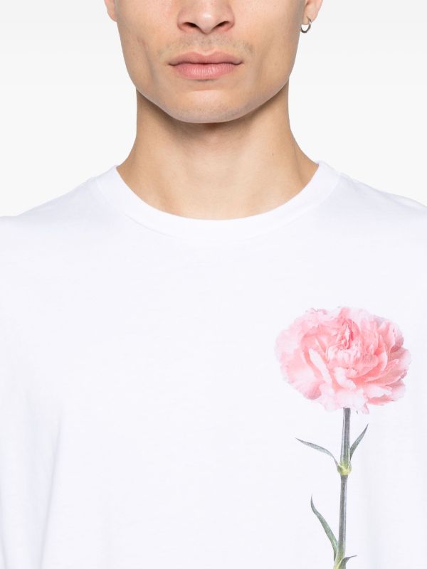 Simone Rocha Carnation-print T-shirt | Browns T-Shirts