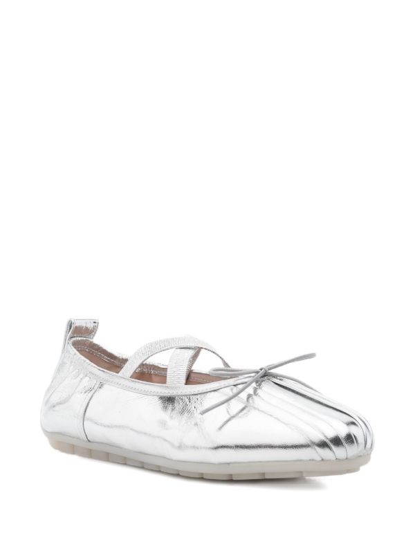 Simone Rocha Cross-strap Bow Ballet Flats | Browns Ballerina Shoes