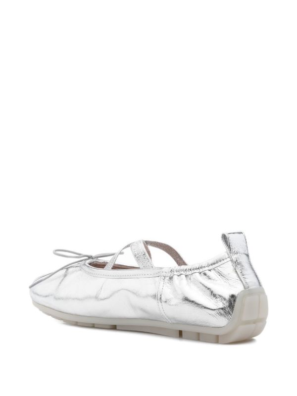 Simone Rocha Cross-strap Bow Ballet Flats | Browns Ballerina Shoes