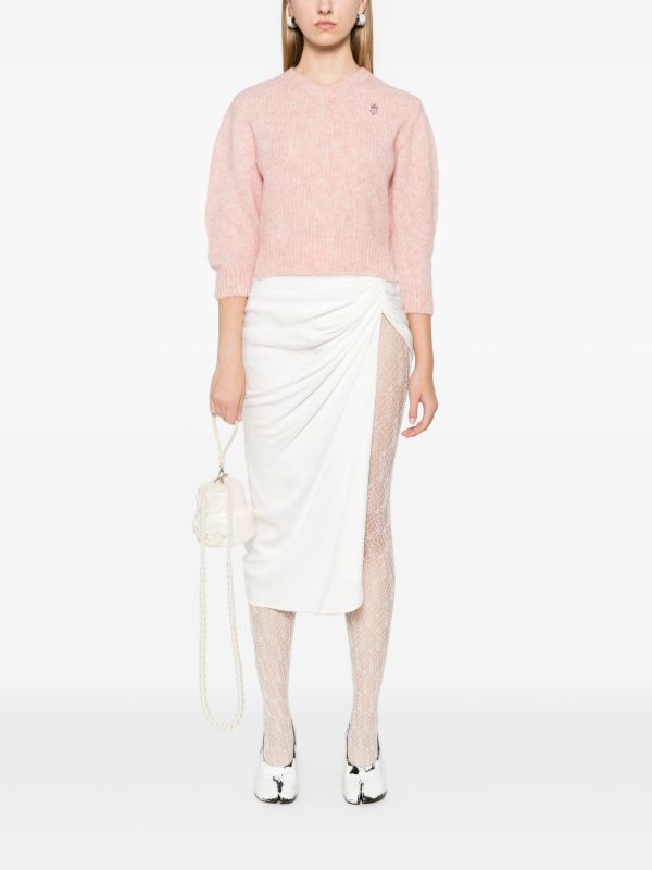 Simone Rocha Crystal-embellished Sweater | Browns Knitted Sweaters