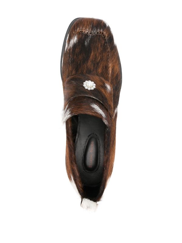 Simone Rocha Heart-Toe Platform Loafers | Browns Loafers