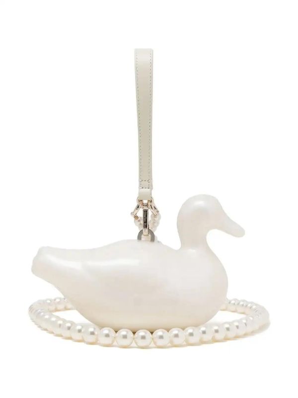 Simone Rocha Pearl Duck clutch bag | Browns Mini Bags