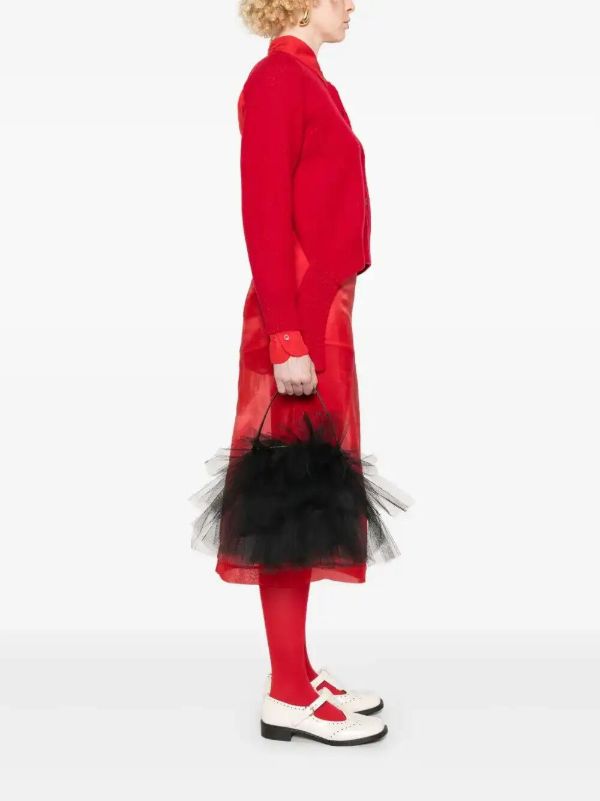 Simone Rocha Ruffled Mini Bag | Browns Tote Bags