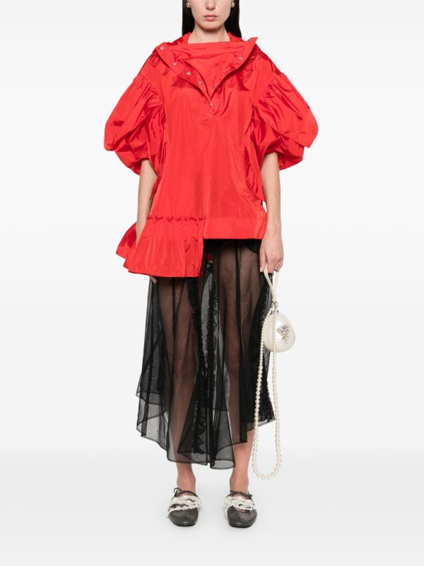 Simone Rocha Tulle Midi Skirt | Browns Asymmetric & Draped Skirts