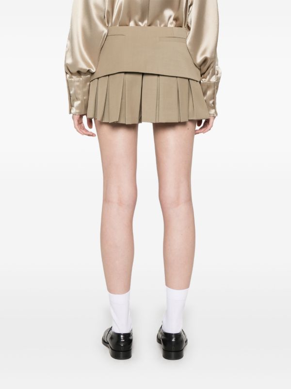 Sinead O'Dwyer Pleated Mini Shorts | Browns Short & Mini Shorts