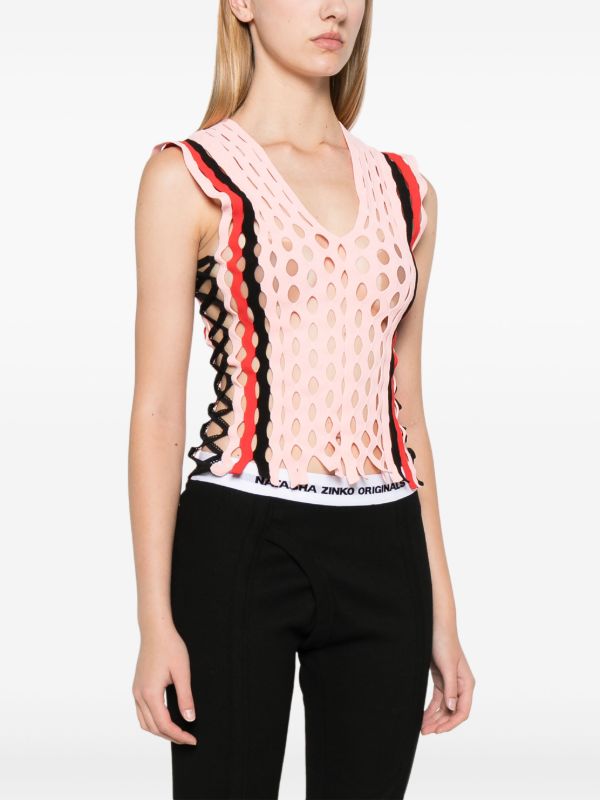 Sinead O'Dwyer Squiggle Knitted Top | Browns Knitted Tops