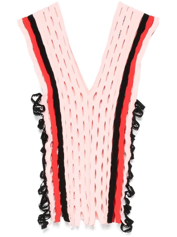 Sinead O'Dwyer Squiggle Knitted Top | Browns Knitted Tops