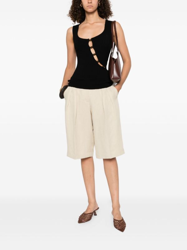 SIR. Beaded Cut-out Tank Top | Browns Vests & Tank Tops