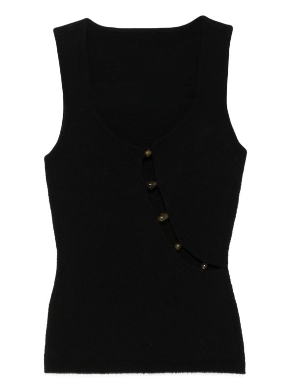 SIR. beaded cut-out tank top | Browns Vests & Tank Tops