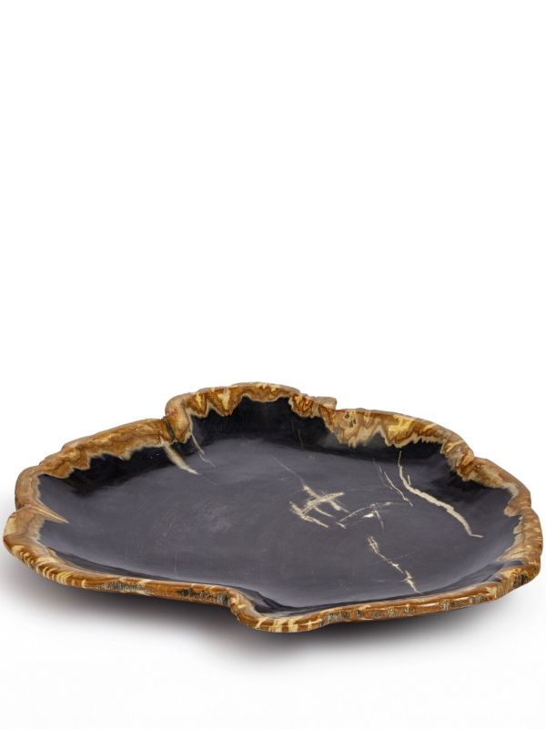 Soho Home black Balfern large wood platter | Browns Kitchen Accessories