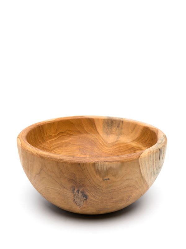 Soho Home Brown Colmar Wood Bowl | Browns Plates & Bowls