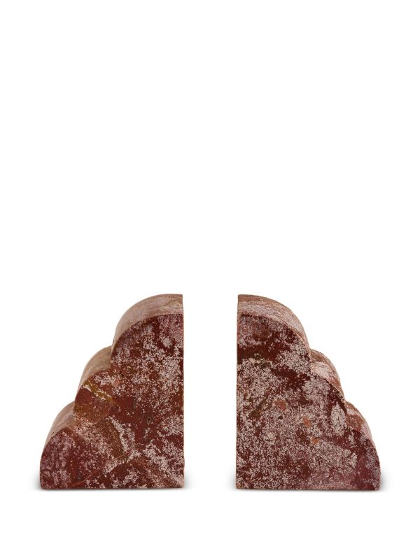 Soho Home Brown Joanie Jasper Bookends (Set Of Two) | Browns Decorative Objects