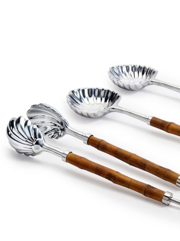 Soho Home Brown Masen Bamboo Serving Set | Browns Cutlery