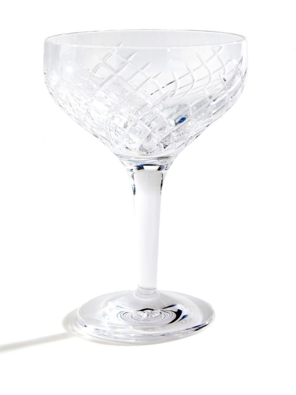 Soho Home Clear Barwell Crystal Champagne Coupe Set | Browns Glassware