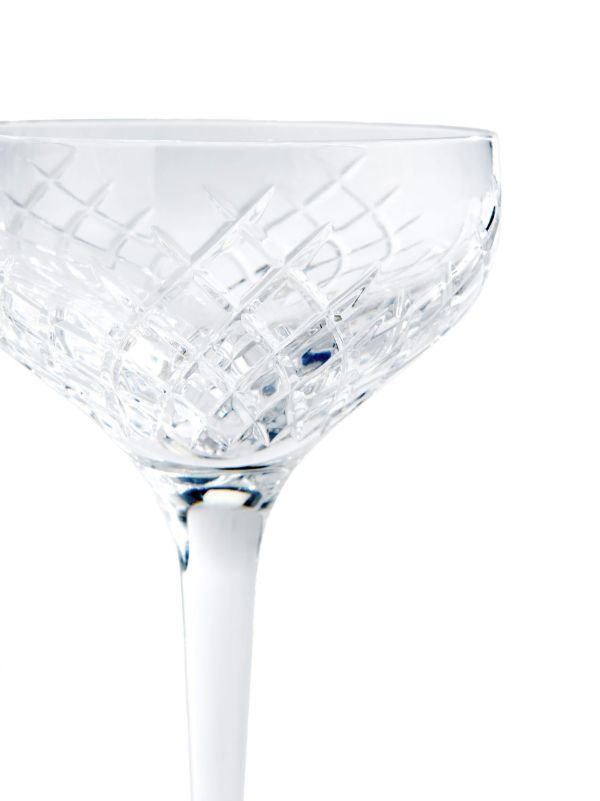 Soho Home Clear Barwell Crystal Champagne Coupe Set | Browns Glassware
