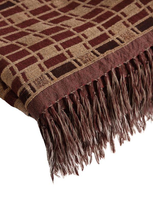 Soho Home Erin Geometric-pattern Fringed Throw | Browns Blankets & Throws