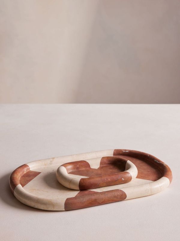 Soho Home Geometric Pattern Decorative Tray | Browns Decorative Trays & Plates