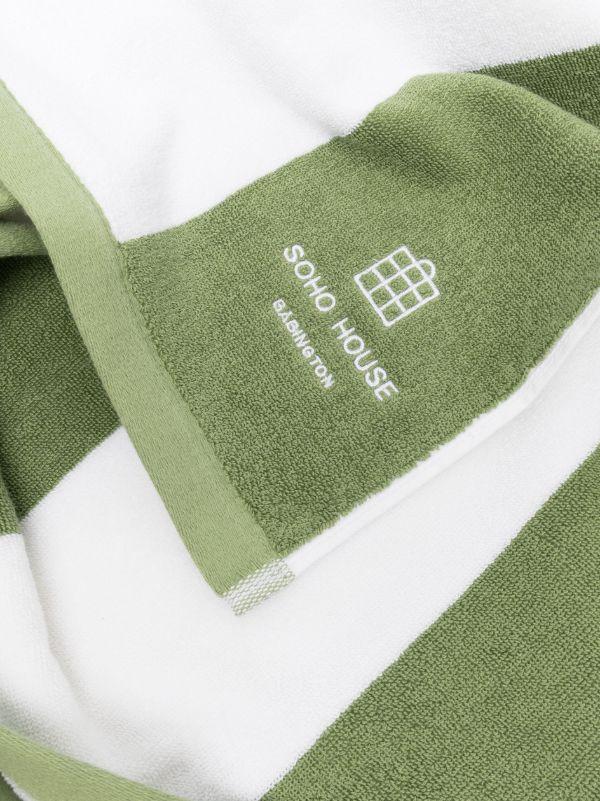 Soho Home Green Babington House Pool Towel | Browns Towels